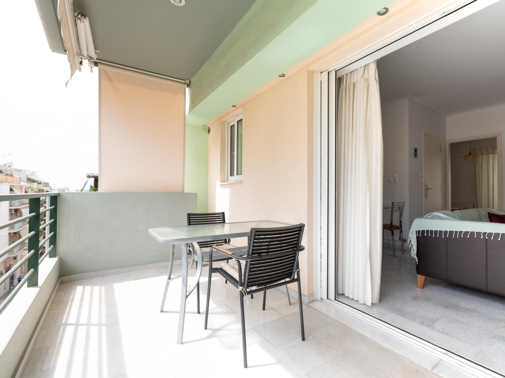 Athens Retreat 1-Bdr Apt Close To Metro Station Appartement Buitenkant foto
